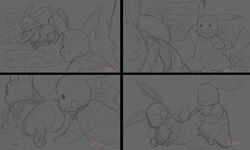 2020 5:3 balls conditional_dnp duo eevee female feral genitals hi_res male nakoo nintendo oral penis pikachu pokémon_(species) pokemon pokemon_(species) sketch vaginal_penetration video_games