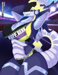 female furry miraidon pokemon robot skwidbone