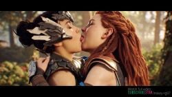 2girls ai_generated aloy animated edited girls_only google_gemini grok grok_imagine horizon_zero_dawn inminent_sex jungle kissing lake mikey-rg97 music nature passionate_kiss red_hair sony_interactive_entertainment sound tagme talanah_khane_padish video water yuri