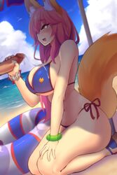 tamamo no mae (fate) from fate (series) by kazu-koto