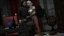 1boy 1girls 3d cd_projekt_red ciri emhyr_var_emreis father_and_daughter female hand_on_penis handjob incest male no_panties partially_clothed penis royalty the_witcher the_witcher_(series) the_witcher_3:_wild_hunt weebstank