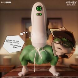 fan character from honey play box by onyxsplash