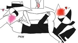 69_position black_spy blowjob cunnilingus cuntboy marielikesnsfw not_my_art pussy_licking sex spy_vs_spy white_spy