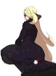 cynthia (pokemon) from nintendo by sysartz