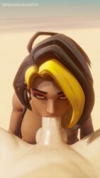 1boy 1girl1boy 1girls 3d :>= animated athletic athletic_female beach big_breasts big_penis black_hair blender blender_(software) blender_eevee blizzard_entertainment blowjob blowjob_face breasts breasts_out dark-skinned_female day deepthroat domina fellatio female_focus half-closed_eyes human human_only indian indian_female interracial light-skinned_male longer_than_10_seconds looking_at_viewer loop makeup male/female male_pov moaning multicolored_hair oral oral_sex outdoors overwatch overwatch_2 pov pov_eye_contact pov_male shorter_than_30_seconds solo_focus sound spacekrakennsfw straight sucking vacuum_blowjob vacuum_fellatio video watermark white_skin yellow_hair