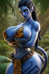 na'vi from avatar by ravenomega