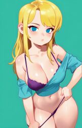 2026 adorable_face adorable_female adorable_girl ai_assisted aqua_background aqua_eyes big_breasts big_eyes blonde-haired_female blonde_female blonde_hair blonde_hair_female blue_shirt bra breasts curvy curvy_figure cute cute_face eyelashes female female_focus female_only female_torso girly glossy_skin hair_over_shoulder high_quality high_resolution highres hourglass_body hourglass_figure hourglass_figured_female huge_breasts huge_titties humanoid long_eyelashes long_hair looking_at_viewer massive_breasts masterpiece mylittlemind nsfw oiled_body oiled_skin oily oily_skin panties panties_aside perfect_body perfect_legs pose posing posing_for_the_viewer pout pouting pouting_at_viewer pouting_lips pouty_lips purple_bra roblox roblox_avatar roblox_game robloxian self_upload simple_background simple_coloring simple_shading slutty_body slutty_waist small_lips soft_breasts soft_shading solo solo_female solo_focus sweat taking_clothes_off taking_off_panties teasing teasing_viewer thick_thighs thighs thin_eyebrows thin_waist tiny_lips tiny_waist undressing undressing_self voluptuous voluptuous_body voluptuous_female wide_hips wide_thighs women women_only