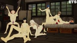 anal_penetration anal_sex ann_takamaki bisexual bisexual_foursome bisexual_male bisexual_threesome black_eyes black_hair blonde_hair blue_eyes blue_hair blushing brown_eyes brown_hair eating_pussy eulathighstraps eyes_closed female female_supporting_yaoi full_nelson goro_akechi group haru_okumura human makoto_niijima male orange_hair orgy orgy_sex pale_skin persona persona_5 phantom_thieves pubic_hair red_hair red_ribbon red_ribbon_in_hair ren_amamiya ryuji_sakamoto sakura_futaba smiling smiling_at_partner spank_marks spanking_ass strap-on stroking_penis sumire_yoshizawa vaginal_penetration vaginal_sex yaoi yusuke_kitagawa