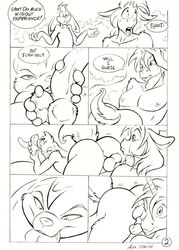 1_horn 69_position alex_spastic anthro anthro_on_anthro ass ball_grab balls comic english_text equid equine fellatio fur furry gay genitals hand_on_balls hand_on_penis horn lagomorph leporid male male/male mammal nude oral penile penis penis_grab rabbit sex text unicorn unicorn_horn