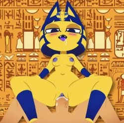 ankha from animal crossing