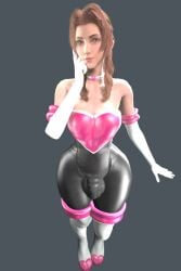 3d 3d_(artwork) aerith_gainsborough balls breasts bulge_through_clothing canastus cosplay crossover final_fantasy final_fantasy_vii final_fantasy_vii_remake futa_only futanari huge_cock hyper_penis intersex large_balls looking_at_viewer penis pinup render rouge_the_bat_(cosplay) simple_background sonic_adventure_2 sonic_the_hedgehog_(series) source_filmmaker testicles