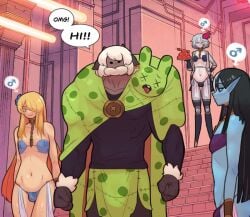 4boys chivalry_starved crossover lucien_(basedbinkie) lucien_karrotte meme_reference selistro_lokust tempura_person thragg_harem_meme tora_(tempura_person)