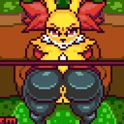 delphox from nintendo by countmoxi