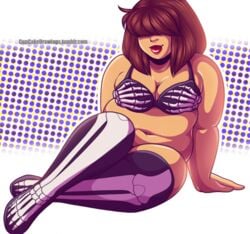 female frisk from undertale by cupcake992