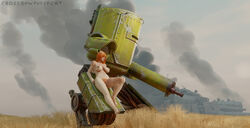 crossbowpussycat curvy female_only ginger iron_harvest mech robot