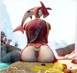 sidon (zelda) from breath of the wild by moreuselesssource