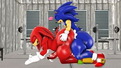 knuckles the echidna from sonic (series) by blueapple