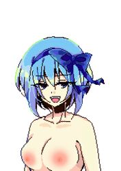 breasts claire_elford edit female large_breasts nude nude_filter pixel_art solo sprite transparent_background witch's_heart