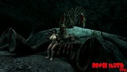 3d animated big_ass big_breasts big_penis brunette cave devilmask doom gladiator monster sfm sound tagme video voice_acted