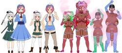 2futas 2girls :>= areolae ass bimbo bimbo_futanari bimbofication blowjob_face brain_drain brainwashing breast_expansion breasts censored corruption dark-skinned_futanari dark_skin drug eye_color_change female fishnets futa_urethral_insertion futanari futanari_penetrated futanari_transformation ganguro gyaru hair_color_change hair_growth high_heel_boots high_heels hoop_earrings huge_ass huge_breasts humiliation kisekae large_ass light-skinned_female light-skinned_futanari light_skin navel nipple_piercing nipples nose_hook npg8993 penis personality_change smoke standing tan thick_lips thick_thighs touhou transformation transparent_background urethral urethral_insertion wide_hips youmu_konpaku yuyuko_saigyouji