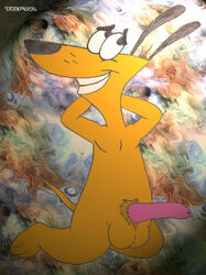 2_stupid_dogs hanna-barbera male_only penis tagme testicles the_little_dog