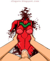 amputee asuka_langley_sohryu blood breasts clothing cum cum_inside dead death decapitation dismemberment female female_death gore guro headless necrophilia neon_genesis_evangelion pussy quadruple_amputee rape s2x sex small_breasts tagme torso vaginal_penetration