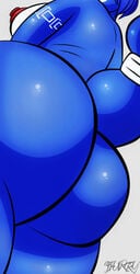 1girls anthro ass ass_focus big_ass big_butt blue_fur blue_hair bubble_ass bubble_butt canine dat_ass fat_ass female female_only fox from_behind fur hair huge_ass j5furry krystal mammal markings nails nintendo short_hair solo standing star_fox thick_thighs video_games wide_hips