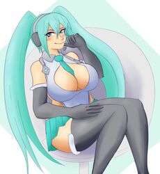 hatsune miku from sega by igdel