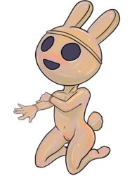 3:4 absurd_res animal_crossing blush coco_(animal_crossing) female genitals hi_res lagomorph leporid mammal nintendo nude pussy rabbit solo topher620 video_games