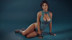 3d athletic athletic_female big_breasts breasts busty female female_focus female_only hourglass_figure lara_croft lara_croft_(survivor) large_breasts navel niodreth nudity pose posing solo tagme tattoo tomb_raider tomb_raider_(survivor) video_games wide_hips