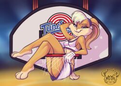 basket basketball clothing lola_bunny looney_tunes no_humans pinup rabbit space_jam thirtyone warner_brothers