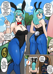 bulma (bunny) from dragon ball by pinkpawg