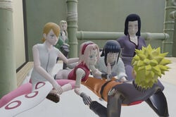 1boy 3d 5girls age_difference clothing female goodhozeman handjob harem haruno_mebuki hinata's_mother holding_penis hyuuga_hinata male multiple_girls naruto naruto_(series) naruto_shippuden penis princess royalty sakura_haruno teacher_and_student tsunade uzumaki_naruto