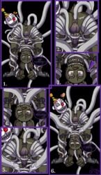 2boys absurd_res angry animatronic anthro ass bodily_fluids butt comic cum cum_in_mouth cum_inside cum_on_face duo ejaculation ennard_(fnafsl) five_nights_at_freddy's five_nights_at_freddy's:_sister_location five_nights_at_freddy's_3 fnaf forced fur furry furry_only gay genital_fluids gigakbk hi_res humanoid lagomorph leporid machine male male/male male_only mammal rabbit rape robot robot_humanoid simple_background speech_bubble springtrap springtrap_(fnaf) tentacle tentacle_on_male tentacle_penetration tentacle_rape tentacle_sex tentacles video_games