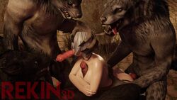 1girls 3boys 3d 3monsters ambiguous_penetration anal anal_pounding anal_sex animal_genitalia animal_penis animated anthro anthro_on_female anthro_on_human anthro_penetrating anthro_penetrating_human ass bandai_namco big_penis blender blowjob blue_eyes bob_cut breasts canid canid_humanoid canine canine_humanoid canine_penis claws comandorekin deep_penetration deepthroat erection eyeshadow fangs fellatio female female_human female_penetrated foursome from_behind gangbang grabbing grabbing_from_behind green_eyes grey_hair group_sex head_grab huge_cock human interspecies isabella_valentine knot large_breasts light-skinned_female light_skin male male_anthro male_penetrating male_penetrating_female milf moaning monster monster_on_female mp4 naked no_sound nude oral oral_penetration oral_sex outdoors outercourse paizuri pale-skinned_female pale_skin penis petite purple_lipstick red_eyeshadow rekin3d short_hair silver_hair soul_calibur straight throat_fuck tongue tongue_out video werewolf white_hair wolf wolf_humanoid