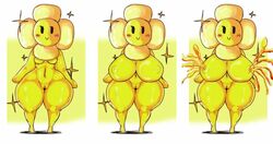 absurd_res amazy_dayzee anthro belly crazee_dayzee darky03 flower huge_breasts inverted_nipples lactation mario_(series) nintendo nipples nude paper_mario plant pussy shiny shiny_skin source_request thick_thighs unusual_lactation wide_hips