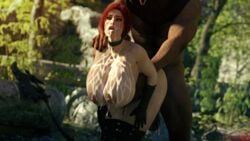 triss merigold from cd projekt red by rigid3d