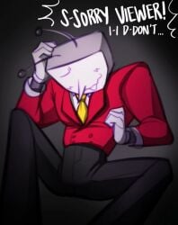 2koma begging_for_more blushing_at_viewer clothed comic_dub cute_male deltarune disembodied_hand embarrassed fully_clothed getting_horny groping male_moaning male_only no_genitals object_head petting_body questionable_consent rubbing_crotch solo_focus solo_male starting_to_like_it submissive_male sweat tagme talking_to_viewer tenna_(deltarune) trying_to_resist tv_head video voice_acted whimpering whining