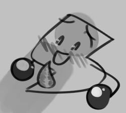 battle_for_dream_island bfdi blush erection lightning_(bfdi) object_shows penis shadow