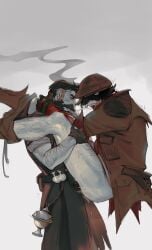 anal anal_sex carrying deadlock drifter_(deadlock) gay gay_sex male male/male male_only netcrow98 venator_(deadlock)