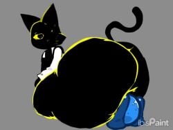 animal_hospital animated anthro ass big_ass black_body blue_body cat_ears cat_tail facesitting fart fart_fetish felid feline gay growling huge_ass male male/male male_fart male_on_male male_only secret_agent_(animal_hospital) secretary_(animal_hospital) sound stomach_noises sweat tagme tail thick_thighs video yaoi