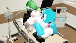 1boy 2girls big_breasts big_penis erection female gardevoir male male/female naked naked_female naked_male nude nude_female original original_character penetration penis pokemon roblox robloxian threesome vrhoney