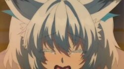 animated anime enjoying kaifuku_jutsushi_no_yarinaoshi moaning moving redo_of_healer setsuna_(redo_of_healer) sex sex_from_behind small_breasts tagme tears_of_pleasure tnk_(company) video wolf_girl