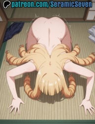 1girl 1girls 2025 2d ai ai_generated all_fours alone anime anime_style blonde blonde-haired_female blonde_female blonde_hair bowing bowing_before_viewer bowing_down completely_naked completely_naked_female completely_nude completely_nude_female dogeza drill_hair female female_focus female_only hands_on_floor hands_on_ground head_against_ground head_down light-skinned_female light_skin long_hair naked nude on_floor rose_oriana seramic_seven solo solo_female solo_focus submissive submissive_female surrendering the_eminence_in_shadow trembling yellow_eyes young_female