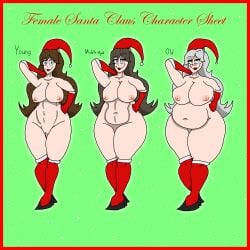 bbw character_sheet chubby chubby_female gilf milf obese obese_female overweight overweight_female pizzapasta100 reference_sheet rule_63 santa santa_claus younger_female