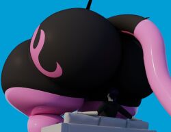 3d 3d_(artwork) anthro ass big_ass big_breasts breasts darkdraketom dumptruck_ass female furry huge_ass huge_breasts human hyper hyper_ass lizard lizzy_(darkdraketom) male/female massive_ass nipples pokemon pokemon_(species) salazzle size_difference solo tagme_(character) tight_clothing wide_hips