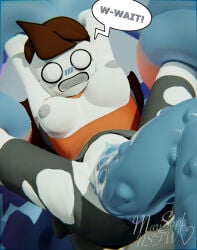 blender bulge jaiden_animations jaiden_dittfach marisaphnsfw pokemon pokemon_(species) pokephilia stomach_bulge tagme tangrowth tentacle tentacle_sex torn_clothes vines