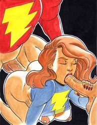 dc dc_comics fellatio female human male mary_batson mary_marvel rob_durham shazam shazam_(series) straight tagme threesome