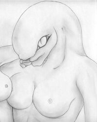 2girls alien alien_girl black_and_white draed female female_only female_sangheili halo_(series) no_humans sangheili tagme