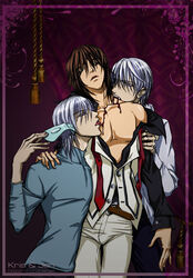 ichiru_kiryu kaname_kuran male_only tagme vampire_knight zero_kiryu